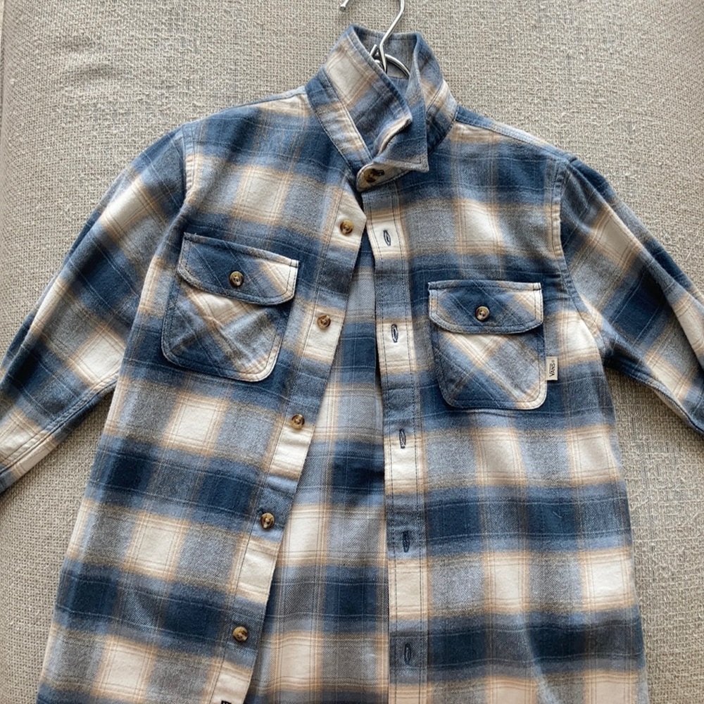 Boys flannel button down